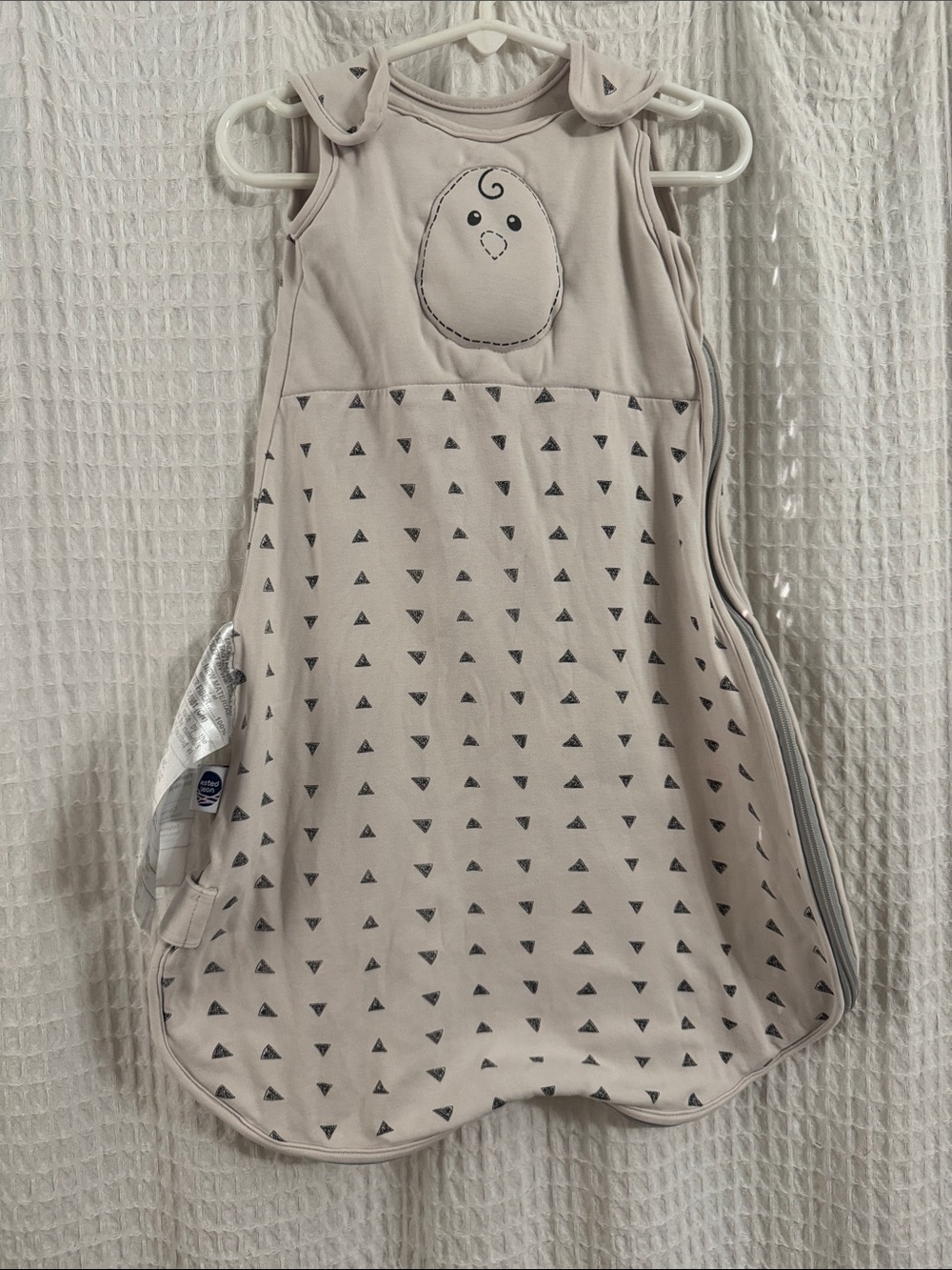 Nested Bean Cream and Black Sleep Sack